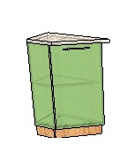 Тумба НУЗ 300 1 дверь