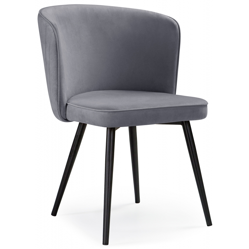 Стул на металлокаркасе Флайбур velutto 32/ черный