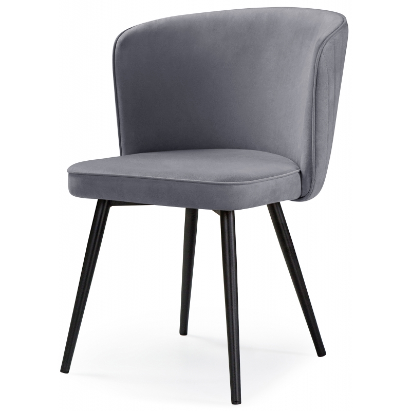 Стул на металлокаркасе Флайбур velutto 32/ черный