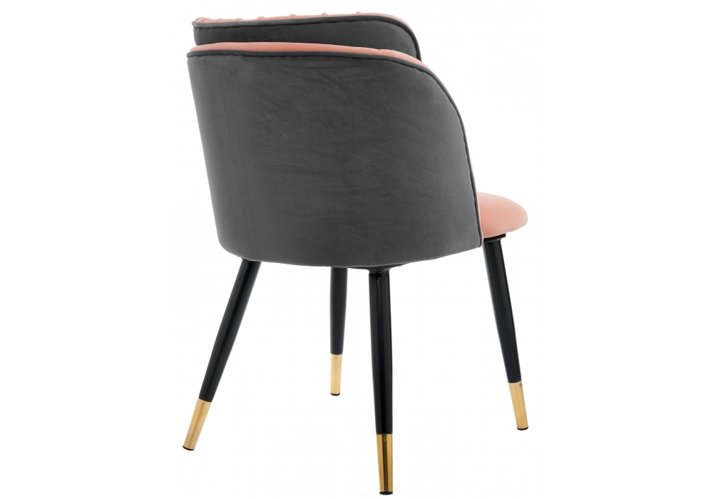 Стул Орлеан розовый/серый